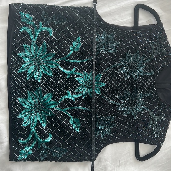 Needle and Thread ombre mesh beaded top - Picture 4 of 5